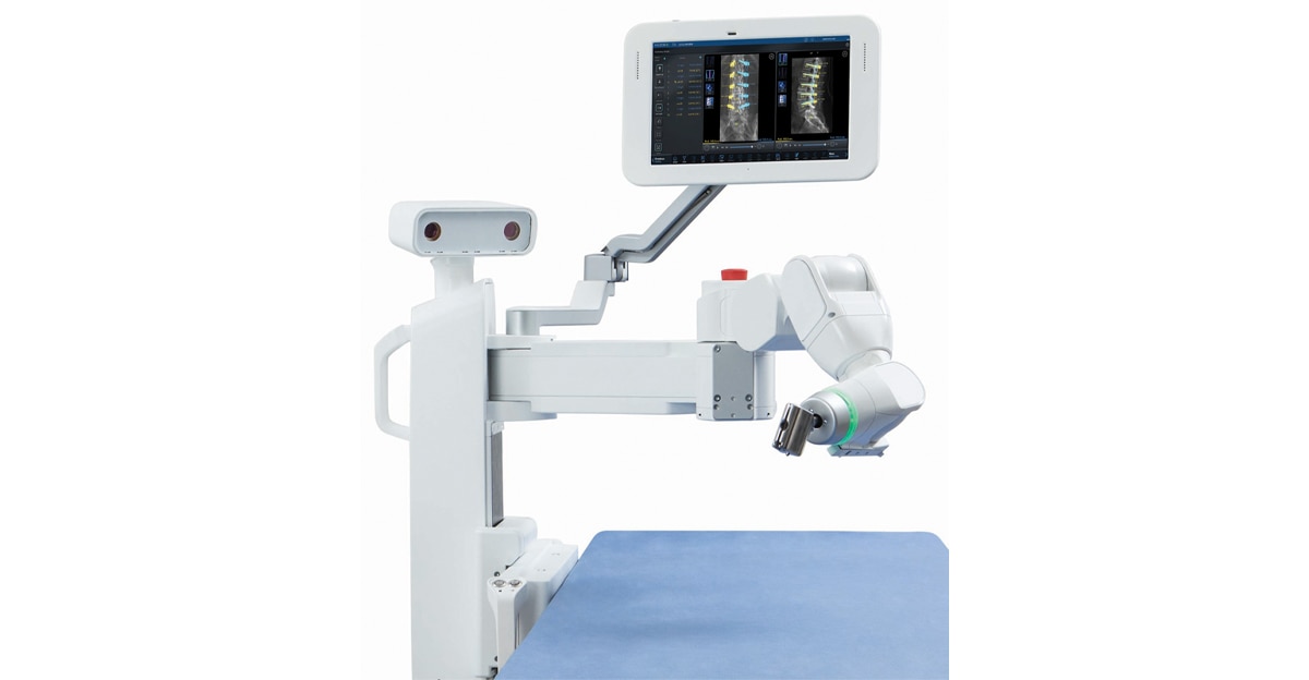 脊椎手術に特化した手術支援ロボット「Mazor X ロボットシステム」の 