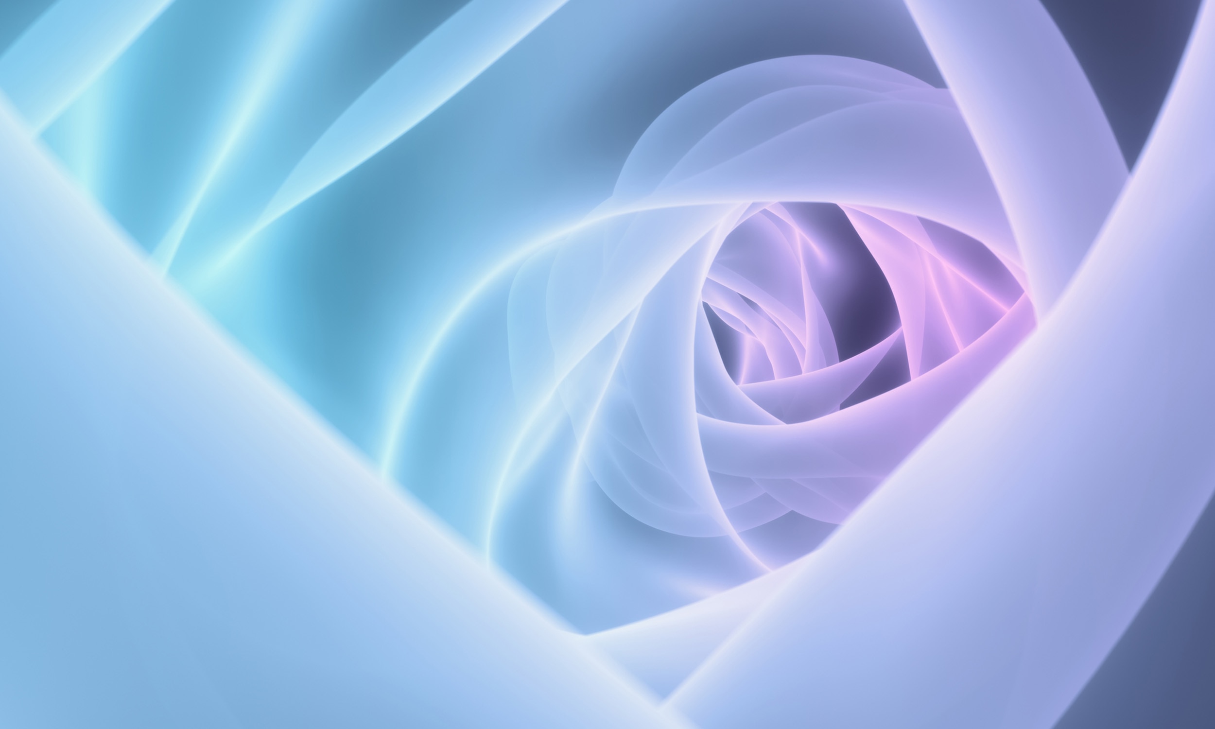 Blue and pink swirl image.