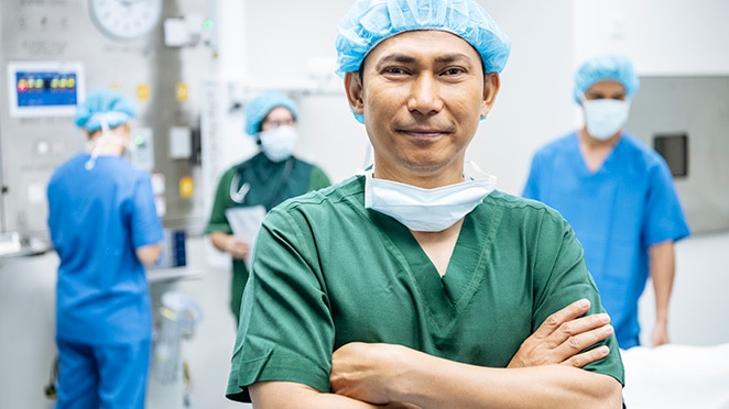 Male Healthcare Professional in Operating Room