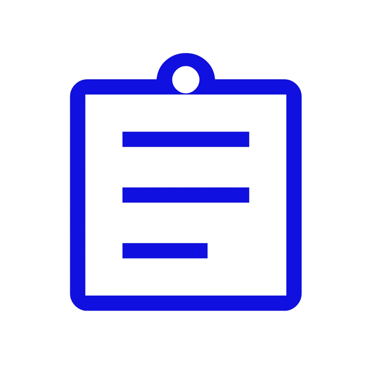 Clipboard illustrated icon