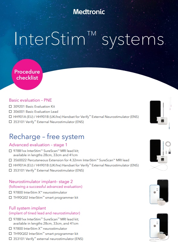 Interstim systems procedure checklist thumbnail