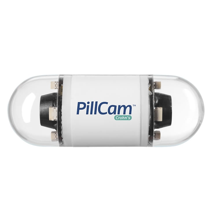 PillCam Crohn's System on white background